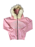 Women’s Fitting “World Peace” Fur Zip Up